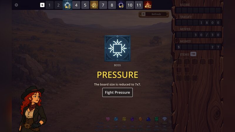Boss introduction for Pressure