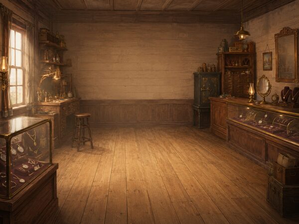 Jeweler's shop background